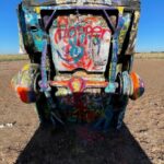Timothy Simons Instagram - Left a mark on Amarillo, TX on the way back home. Cadilac Ranch Amarillo TX.