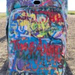 Timothy Simons Instagram - Left a mark on Amarillo, TX on the way back home. Cadilac Ranch Amarillo TX.