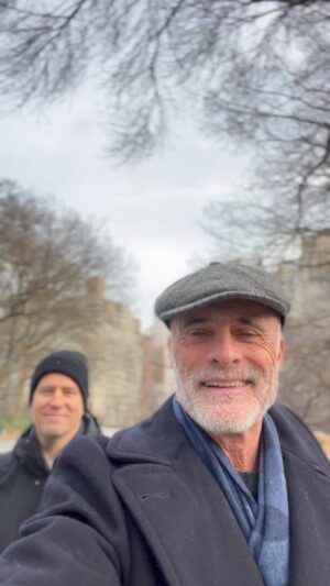 Timothy V. Murphy Instagram - A stroll in the park…  @mkmalarkey @greeneant_  @metmuseum #thetudors #centralpark