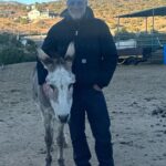 Timothy V. Murphy Instagram – One man and his donkey @caitlinamanley @nickywhelan @spiritofanimalsrescue #donkey 😍😍😍 @carhartt @blackbearbrand @beaglefreedom @thefryecompany