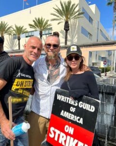 Timothy V. Murphy Instagram - Great to meet up with some of my old friends from the Sons of Anarchy on the picket line today @sutterink @kateysagal @emiliorivera48 @annabeth_gish #charliehunnam @katelucie @thespian26 @nikonicotera @charlesmurray_filmtv