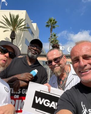 Timothy V. Murphy Instagram - Great to meet up with some of my old friends from the Sons of Anarchy on the picket line today @sutterink @kateysagal @emiliorivera48 @annabeth_gish #charliehunnam @katelucie @thespian26 @nikonicotera @charlesmurray_filmtv