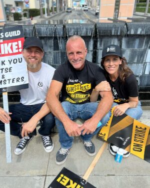 Timothy V. Murphy Instagram - Great to meet up with some of my old friends from the Sons of Anarchy on the picket line today @sutterink @kateysagal @emiliorivera48 @annabeth_gish #charliehunnam @katelucie @thespian26 @nikonicotera @charlesmurray_filmtv