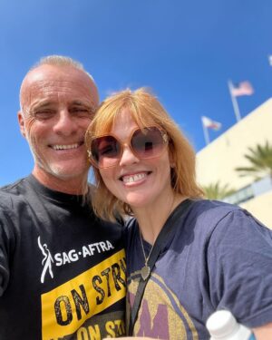 Timothy V. Murphy Instagram - Great to meet up with some of my old friends from the Sons of Anarchy on the picket line today @sutterink @kateysagal @emiliorivera48 @annabeth_gish #charliehunnam @katelucie @thespian26 @nikonicotera @charlesmurray_filmtv