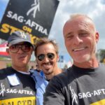 Timothy V. Murphy Instagram – Great to meet up with some of my old friends from the Sons of Anarchy on the picket line today @sutterink @kateysagal @emiliorivera48 @annabeth_gish #charliehunnam @katelucie @thespian26 @nikonicotera @charlesmurray_filmtv