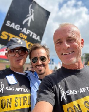 Timothy V. Murphy Instagram - Great to meet up with some of my old friends from the Sons of Anarchy on the picket line today @sutterink @kateysagal @emiliorivera48 @annabeth_gish #charliehunnam @katelucie @thespian26 @nikonicotera @charlesmurray_filmtv