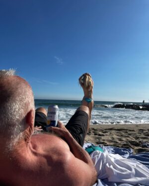 Timothy V. Murphy Instagram - Perfect day at the beach @corona @caitlinamanley 🇮🇪🇮🇪🇮🇪🇺🇸🇺🇸🇺🇸😎😎😎