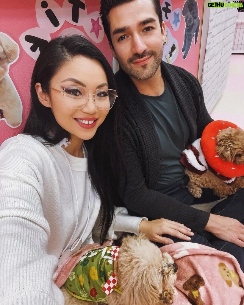Tina Guo Instagram - Day 2 in Tokyo! ❤️ Akihabara Maid Cafes, Fluffy Pancakes, Micro Tea Cup Poodles, Adult Stores (no photos of that one 😂) and Cup Noodle Claw Machines ❤️ @micro_teacup.cafe.akihabara @athome__cafe Tokyo, Japan