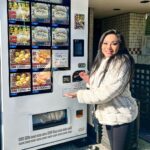 Tina Guo Instagram - A Pork Bun Vending Machine!?! 😍 First 24 hours in #Tokyo with @jharleyj Tokyo, Japan