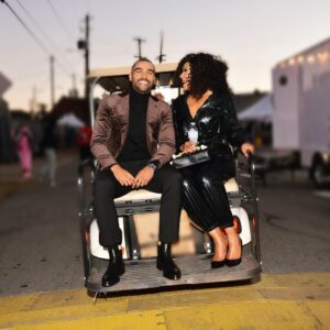 Toby Sandeman Instagram - 🖤 The Game 🖤 
This May or May Not be the moment where on the Press tour✌🏽was low key telling y’all Season 2 was on its way 🤭 And Alsoooo where Tasha Mack Mayyy have said “If you don’t stop giving it away Garret… You ain’t getting paid next season!” - we reached out to Tasha Mack Management for comment but have received no response. 

✨✨✨

📸- @d_whyte 

Jacket by @aleksmusika 
Styled @mr_baldwinstyle