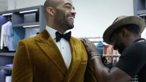 Toby Sandeman Instagram - It means a lot to me that I get to work with Mr. Baldwin style. 

I’ve known Donnell, the owner, since I first came across the pond to shoot campaigns for Ralph Lauren and we’d get the work done but always have a laugh doing it. 

We’d talk over our lunch break and I tell him all about my acting dreams and how I was doing this to put myself through acting school. 

When I wrote my first short film and played 4 characters in it, I sent it to him. 
“Watch my film D!” Hahaha 

Looking back I must’ve just seemed like a crazy kid with a crazy dream but he always was encouraging and supportive and in the infancy of anything, any dream, that’s crucial. 

It’s magical, my friend, when it now comes full circle and on days like this and you’re styling me for premieres and events. And we’re still having a laugh doing it ✨✨✨

📸 by @mrgivens_84