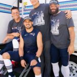 Tom Brady Instagram - BREAKING NEWS: Nah just kidding, we did get the band back together to shoot 80 for Brady though.