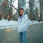 Tomás Silva Instagram - NEVE EM NOVA IORQUE 🥶 A criança dentro de mim está aos gritos!!! Central Park, Manhattan, New York City