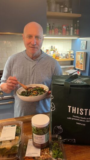 Tom Colicchio Instagram - Have you tried Thistle yet? 🌱 My partners @thistleco make it easy to eat healthy with plant-based meals made with nutrient-dense ingredients, conveniently delivered right to your doorstep. This ready-to-eat Dirty Rice Bowl – packed with 21 grams of protein and 15 grams of gut-healthy fiber – keeps me feeling nourished and full of energy. This delicious Creole-inspired dish is one of my favorites! 

 

Thistle delivers to doorsteps on the East Coast and West Coast. Visit my link in bio to order Thistle. 

 

#ThistleLove #ThistlePartner #TomColicchio