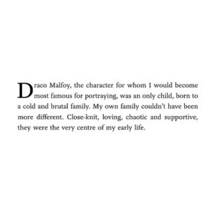 Tom Felton Instagram - Chapter 2: My Muggle Family or Runt of the Pack. In which Tom introduces us to his family: three lively brothers, a patient mum and a playful dad. Ps. #BeyondTheWand is OUT NOW in Germany, Italy and the Czech Republic ! x