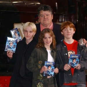 Tom Felton Instagram - One of my fondest memories of filming Harry Potter was a night shoot on the first film in the forbidden forest.  I was 12. Robbie cared & looked after everyone around of him. Effortlessly. And made them laugh. Effortlessly. He was a big friendly giant on screen but even more so In real life. Love you mate - thank you for everything xx
