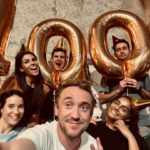 Tom Felton Instagram - We clocked our 100th show this week…and the 1 year anniversary of @222aghoststory opening in London. I am so proud to be a part of this production , i’ve even prouder of the all the company back stage & front of house that make every night happen. Best of all , I get the privilege to share the stage with these lovely fellows every single night - I’ve loved every minute ❤️