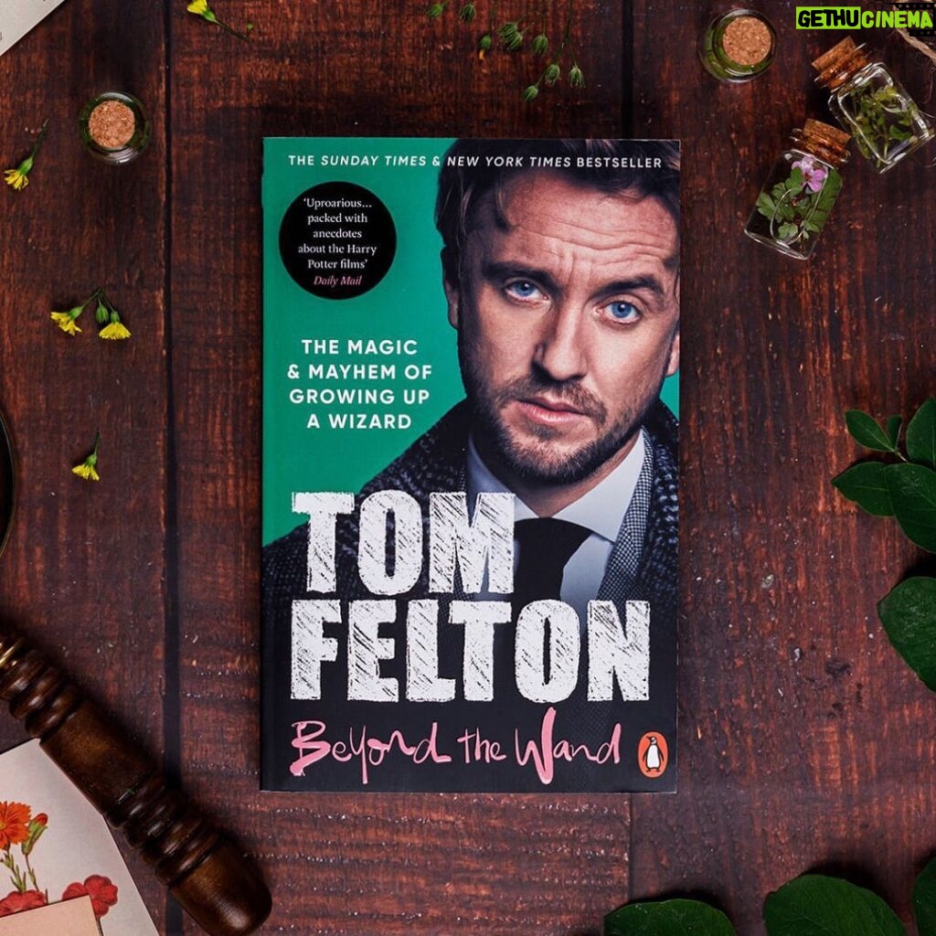 Tom Felton Instagram - Excited to announce the paperback being released next week. Including new material in ‘The Lost Chapter’ #beyondthewand