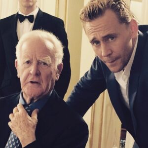 Tom Hiddleston Instagram - #TheNightManager on @amc_tv tonight at 8:00pm. Here's a picture with the man himself, John le Carré.
