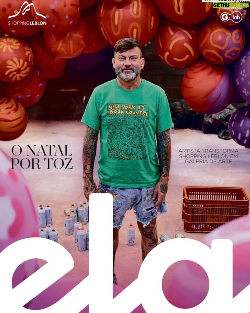 Tomaz Viana Instagram - Saiu hoje, essa matéria muito legal sobre o natal do @shoppingleblon , obrigado @elaoglobo @gruposal @criaatva e não poderia de esquecer meus dois irmãos de arte, @rodone79 @marcelus_viana obrigado pelo amor e respeito pela minha arte , amo vcs❤️viva o natal 🤪