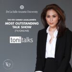 Toni Gonzaga Instagram – So grateful for our first recognition..🙏🏼 I share this to the team of @tonitalks_ @acacsales, to our guests who trusted us with their stories…🙏🏼 And to the one who pushed me and made my dream a reality @paulsoriano1017.❤️ Thank you @gawadlasallianeta. I love you LA SALLE!!💚