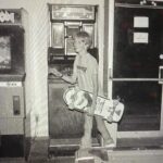 Tony Hawk Instagram - We have seen this classic photo of @tonyhawk on the internet and we just realized Tony is holding the very deck that he loaned us to feature in the currently running Skateboard Exhibit at the @designmuseum in London. The exhibit runs through June 2024 go have a look. How cool! #skateboardinghalloffame Design Museum