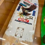 Tony Hawk Instagram - We have seen this classic photo of @tonyhawk on the internet and we just realized Tony is holding the very deck that he loaned us to feature in the currently running Skateboard Exhibit at the @designmuseum in London. The exhibit runs through June 2024 go have a look. How cool! #skateboardinghalloffame Design Museum