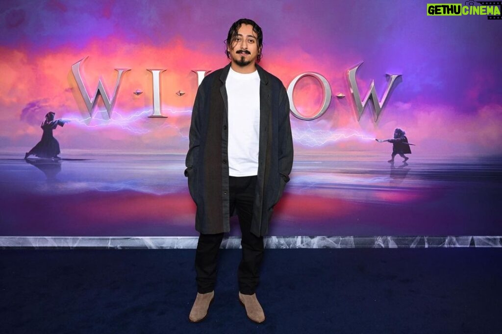 Tony Revolori Instagram - First audience screening last night! @willowofficial comes out November 30th on Disney+. Thanks @w.a.l.d_us for the dope jacket. Thank you london and goodnight.