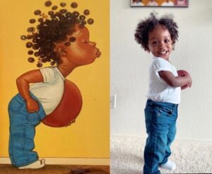 Tonya Lewis Lee Instagram - @addishaftaymaeray 🙌🏽👏🏽 I absolutely love this Please Baby Please homage for Halloween 🎃 Thank you for loving this book and continuing to share it after all these years. #representationmatters