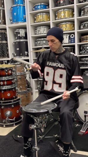 Travis Barker Instagram - Keep me a stick if they purge 🥁