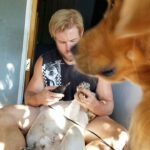 Trevor Donovan Instagram – Tito getting his nails did Los Angeles, California