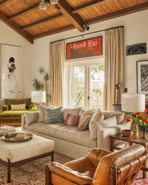 Troian Bellisario Instagram - We are over the moon grateful to @archdigest for coming and bringing @sethdcaplan and his incredible team with them to document the home we've been working on for a few years now. 

Link to the tour in bio. 

We love and use every square foot of this house and are so thankful to everyone who has helped us make it what it is today including @edstudiola, @rosabeltrandesign, @kaitjoseph and @ladyluofthewolves.

Big thank you as well to Seth's team and the heroic work of Erika and Katrina who made us look like we hadn't been up all night with two sick kids...

And from the bottom of our family’s heart, Thank you to @shradercomms for making this whole thing possible!

Stylist - Paige Wassel @wasselpa
Hair - Erika Vanessa @erikavanessa
MU- Katrina Klein @katrinakleinmakeup
