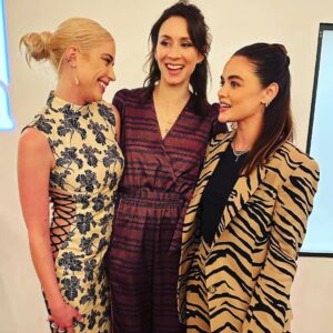 Troian Bellisario Instagram - How lucky am I? Our first @every_day_action action and I got a mini reunion with these two angel people!!! Thank you for coming @ashleybenson & @lucyhale seeing you both in person is definitely a highlight of my whole year!