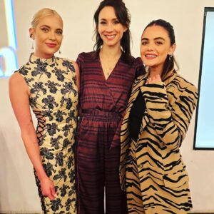Troian Bellisario Instagram - How lucky am I? Our first @every_day_action action and I got a mini reunion with these two angel people!!! Thank you for coming @ashleybenson & @lucyhale seeing you both in person is definitely a highlight of my whole year!