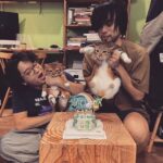 Tsui Ho-Cheong Instagram - 很久不見～ 眨下眼 5歲了 大膽 細膽 生日快樂 。 #朗爸真係好錫你地 #無懼風雨同你地慶生 #愛是一切答案🫶🏻 #大膽依然好痴人 #細膽一樣都係咁細膽 。 #肥腸 #徐浩昌 #演員 #銀河海潤演藝有限公司