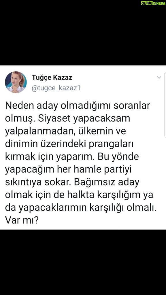 Tuğçe Kazaz Instagram - VAR MI? #secim2023 #siyaset #vatan #millet #aday #bağımsızaday #din #inanç #pranga #türkiye #tuğçekazaz #tugcekazaz