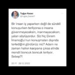 Tuğçe Kazaz Instagram – SEBEP?! 

If someone sweats all the time, not when he is working but when he is talking, he should not be trusted or believed, he is lying. Have you ever seen Ekrem Imamoglu sweating outside his speeches? Every time he goes in front of the audience, he sweats beads of sweat with a handkerchief in his hand. Why is that?

Si quelqu’un transpire tout le temps, pas quand il travaille mais quand il parle, on ne doit pas lui faire confiance ni le croire, il ment. Avez-vous jamais vu Ekrem Imamoglu transpirer en dehors de ses discours ? Chaque fois qu’il va devant le public, il transpire des perles de sueur avec un mouchoir à la main. Pourquoi donc ?

#ekremimamoğlu #imamoğlu #yalan #tuğçekazaz #tugcekazaz #reels #instagramreels #reelsvideo