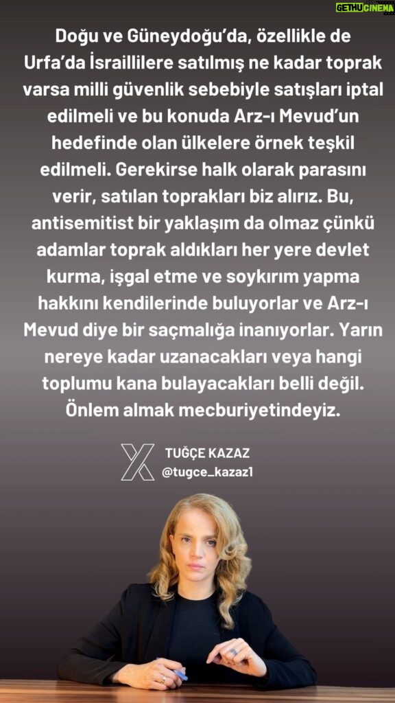 Tuğçe Kazaz Instagram - ÖNLEM ALMAK MECBURİYETİNDEYİZ! #filistin #özgürfilistin #palestine #freepalestine #gaza #gazaunderattack #antisemitism #antisemitizm #gazze #gazzedekatliamvar #netanyahu #telaviv #urfa #güneydoğuanadolu #doğuanadolu #turkiye #turkey #tuğçekazaz #tugcekazaz #ceasefirenow #reels #reelsinstagram #viral #keşfet #keşfetteyiz