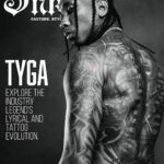 Tyga Instagram - 🐲🦂 @inkedmag cover 🦂🐲