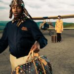 Tyler, the Creator Instagram - a Louis Vuitton collection by TYLER OKONMA. hand drawn craggy monogram. chess board is my favorite thing ive made. thank you @pharrell i love you, you keep throwing me the keys. the @louisvuitton team thank yall for allowing these ideas come to life. thank you @darrenvongphakdy we really ran in there like we ran the place. and @missrazavi and @luisperezdop we the trio for real 💖 ive been making clothes since i was 13, sheesh. @skateboard @happyplaceig @barberextraordinaire @ladysoulfly @facebymanu @mirandalorenz @malvivi3nte