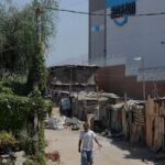 Tyrese Gibson Instagram - Repost Amazon built a $21 million state-of-the-art 344,000-square-foot warehouse in Tijuana, Mexico amid a settlement where many houses are engineered with wood scraps, tarps and cardboard. The images, first posted by photographer Omar Martinez, opened the debate because of the clear contrast. Some people on social media called them a display of capitalism and globalization. In Tijuana, both authorities and business-sector representatives praised the new investment entering the city, while residents of the Nueva Esperanza neighborhood, located in front of the warehouse, still have doubts about what this would mean for them. (Via: Omar Martinez & Ana Ramirez)