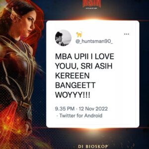 Upi Avianto Instagram - 3 Hari lagi yuk merahkan bioskop buat Mbak Sri ❤.

#SriAsih