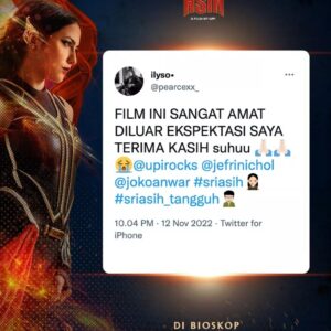 Upi Avianto Instagram - 3 Hari lagi yuk merahkan bioskop buat Mbak Sri ❤.

#SriAsih