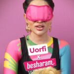 Urfi Javed Instagram - Butt plugs 🍑, send nudes 🤳, threesome 👌… kya kya poochoge mujhe 🤭… besharami ki koi had nahi! 😎 Just because they promised 10 FREE vibrators for my followers, I agreed! 🤩 So friends, read below and get them jaldi jaldi before they change their mind. 🏃 ⭐️Answer this: If there is a vibrator/toy named after Uorfi, what should it be called? ⭐️Follow @imbesharam and use #UorfiXBesharam for the team to find your comments ⭐️I will pick the 10 BEST answers and ask team @imbesharam to send the gifts directly to them. ⭐️You can also tag your friends to increase your chance to win! It’s ok to add multiple comments, no problem yaar! 🥰 Those who can't wait, get 10% off right now on IMBesharam.com, use code: UorfiXBesharam DOP & Editor - @jayrajput_98 DOP 2 - @muhammadkharbe Crew - @rigved.pagare & @dchaphe