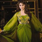 Urvashi Rautela Instagram - #HUMTOHDEEWANE 💚💚 OFFICIALLY MOST LIKED SONG OF 2023 💚 THANK YOU LOVE U GUYS 🫶🏻 May the divine blessings of Lord Ganesha bring you strength, courage, and wisdom to overcome life's challenges. Happy Ganesh Chaturthi! @styledby_niral @anshikatakofficial @kiran_giri_photography_ @stylist.diya.bulani ☆ ☆ ☆ ☆ ☆ ☆ ☆ ☆ #love #UrvashiRautela #UR1 #humtohdeewane