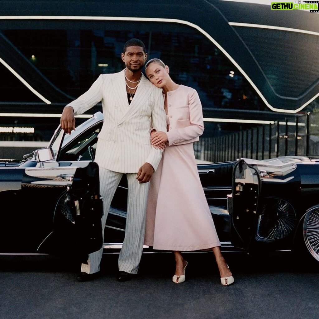 Usher Instagram - SUPER BOWL MVP Thank U again @voguemagazine for this wonderful cover story and write up. Thank U to @carolynmurphy for being apart of this special moment. And a very special thank U to my team @chamberschris @thechambergroup_experience Lydia, and @bellamybrewster. Photographer: Campbell Addy / @campbelladdy Writer: Alessandra Codinha / @atcodinha Fashion Editor: Max Ortega / @maxortegag Hair: Shawn “Shizz” Porter (for Usher) / Evanie Frausto @evaniefrausto (for Carolyn Murphy)  Makeup: Lola Okanlawon @lolasbeautymark (for Usher) / Raisa Flowers @raisaflowers (for Carolyn Murphy)  Talent Director: Sergio Kletnoy // @sergiokletnoy
