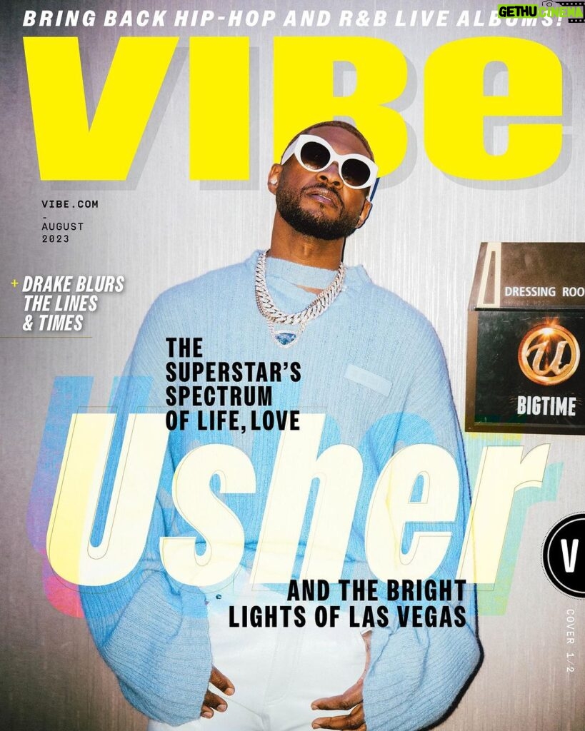 Usher Instagram - He's the kind of brother who's been doing it his way, getting his way for years in his career. It's not easy being Usher, but for our August cover story, we sat down with the King of R&B to discuss how he balances love, family, and music without missing a beat. Learn more about Usher Vs. Ursher in our latest cover story in our bio. 🖋: @myabriabe 📷 : Bellamy Brewster