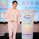 Uyan Tien Instagram - 粉色西裝好看嗎嘻嘻？很開心被蓓多納 邀請他們的新產品CC霜的發表會！整個活動的氣氛很棒，尤其甜點都好好吃！新產品實在太棒了，我認真心動，因為對我來說是最快速可同時化妝+防曬的化妝品！活動結束我還帶一瓶回家，這幾天就要開始好好使用！ @beldora.beauty @no1timeman