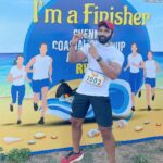 VJ Thanigai Instagram - Another Marathon Medal from Honorable Minister @murugan_tnbjp Chennai coastal cleanup Awerness Run 🏃‍♂️🙏 @prime_runners_club_ Besant nagar beach, Chennai