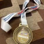 VJ Thanigai Instagram - Another Marathon Medal from Honorable Minister @murugan_tnbjp Chennai coastal cleanup Awerness Run 🏃‍♂️🙏 @prime_runners_club_ Besant nagar beach, Chennai